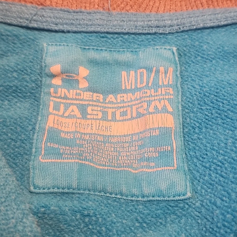 Under Armour Storm hooded zip up jacket. Size Medium Women's - Picture 2 of 3